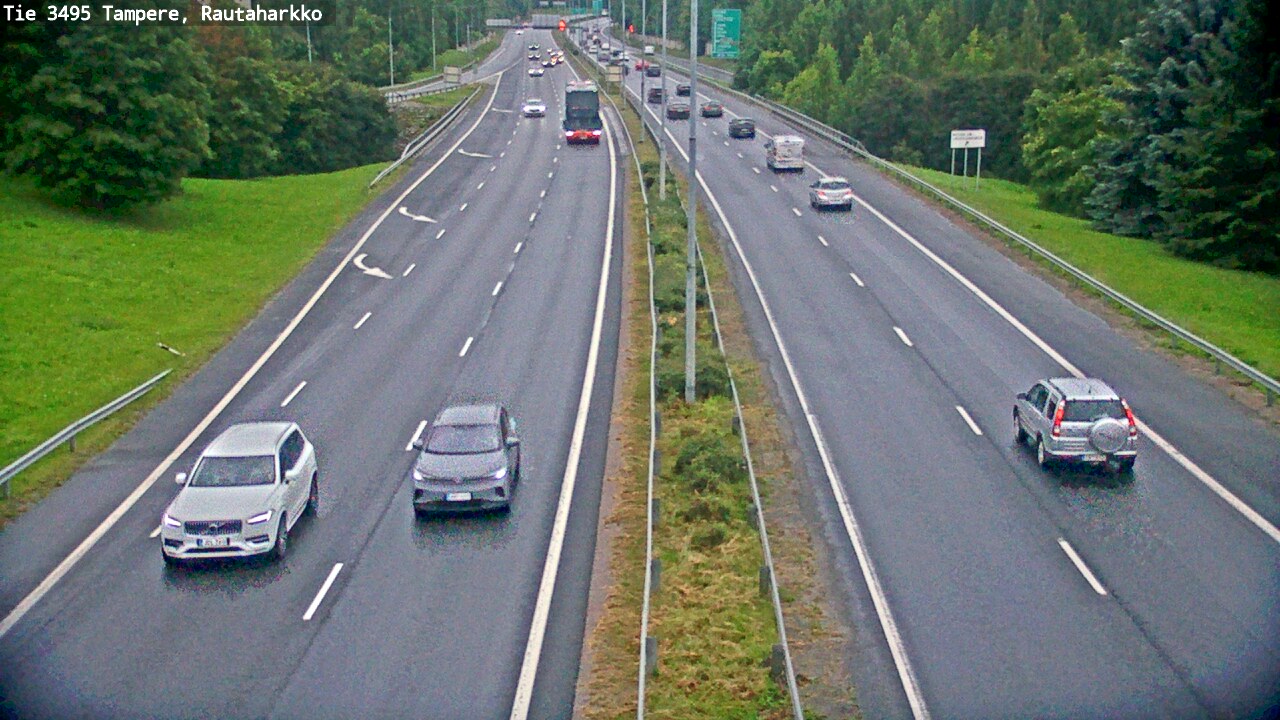 Weather Camera Image Väg 3495 Tammerfors, Rautaharkko, Tampere, Pirkanmaa