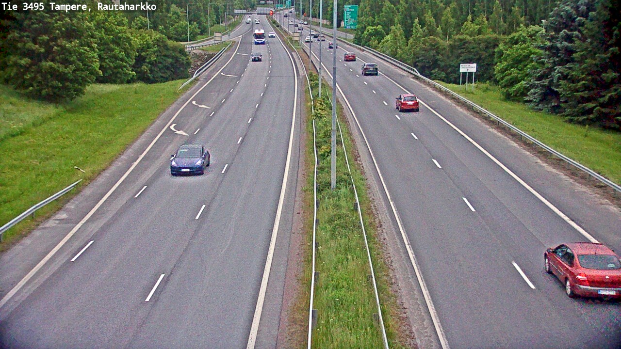 Weather Camera Image Road 3495 Tampere, Rautaharkko, Tampere, Pirkanmaa