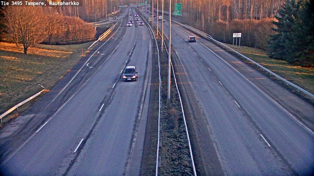 Weather Camera Image Road 3495 Tampere, Rautaharkko, Tampere, Pirkanmaa