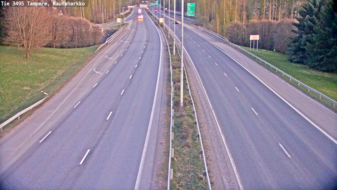 Weather Camera Image Väg 3495 Tammerfors, Rautaharkko, Tampere, Pirkanmaa