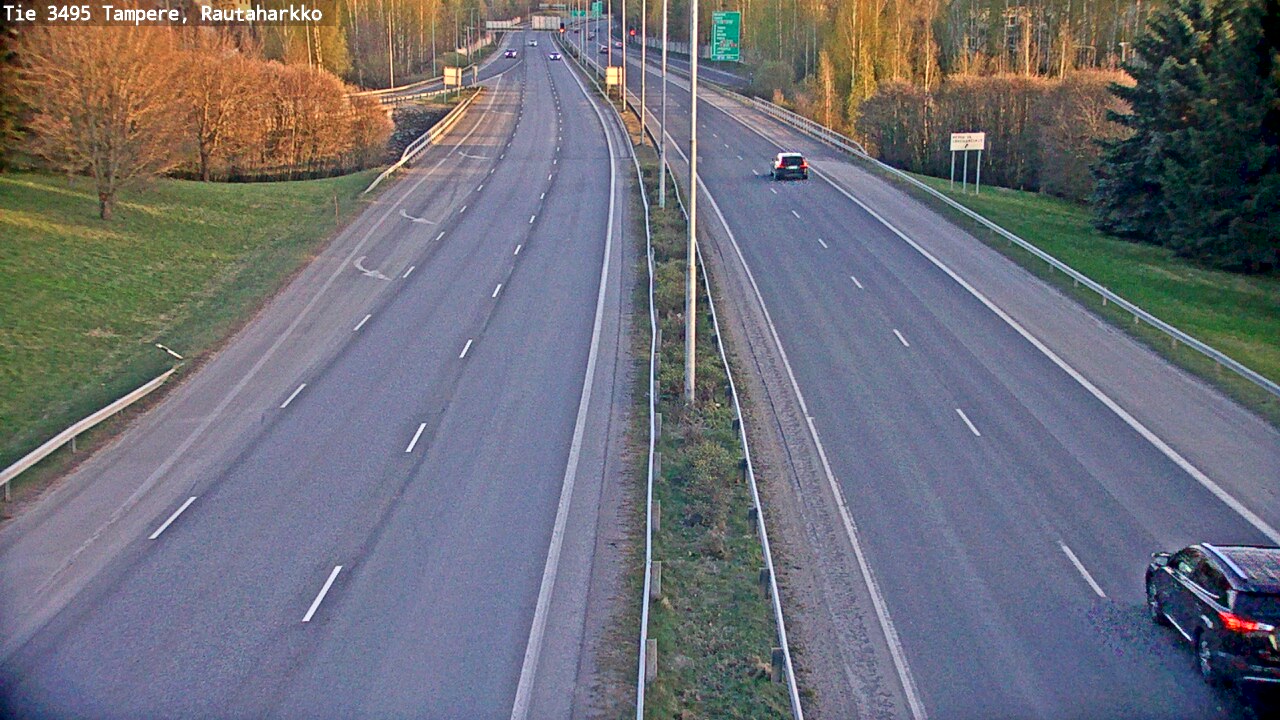 Weather Camera Image Road 3495 Tampere, Rautaharkko, Tampere, Pirkanmaa