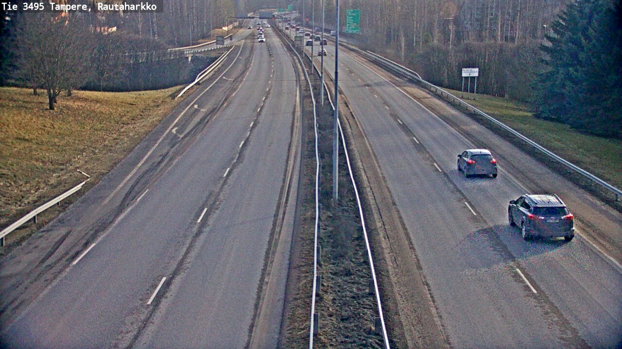 Weather Camera Image Road 3495 Tampere, Rautaharkko, Tampere, Pirkanmaa