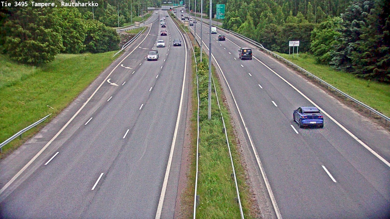 Weather Camera Image Road 3495 Tampere, Rautaharkko, Tampere, Pirkanmaa
