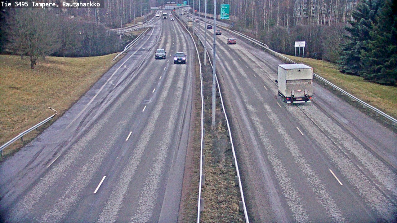 Weather Camera Image Road 3495 Tampere, Rautaharkko, Tampere, Pirkanmaa
