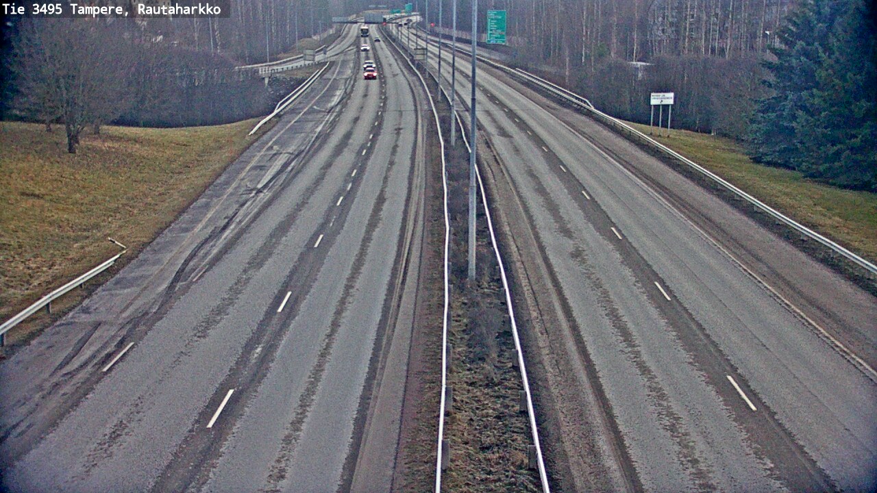 Weather Camera Image Road 3495 Tampere, Rautaharkko, Tampere, Pirkanmaa