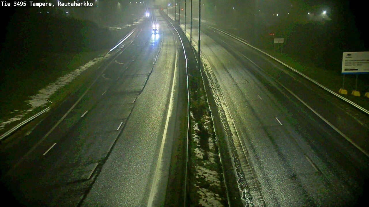 Weather Camera Image Road 3495 Tampere, Rautaharkko, Tampere, Pirkanmaa