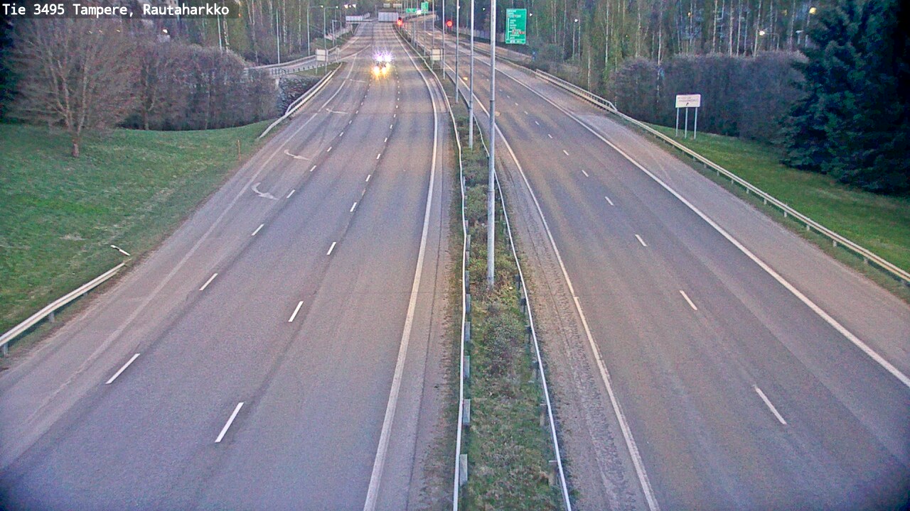 Weather Camera Image Väg 3495 Tammerfors, Rautaharkko, Tampere, Pirkanmaa