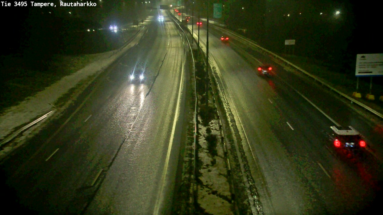 Weather Camera Image Väg 3495 Tammerfors, Rautaharkko, Tampere, Pirkanmaa