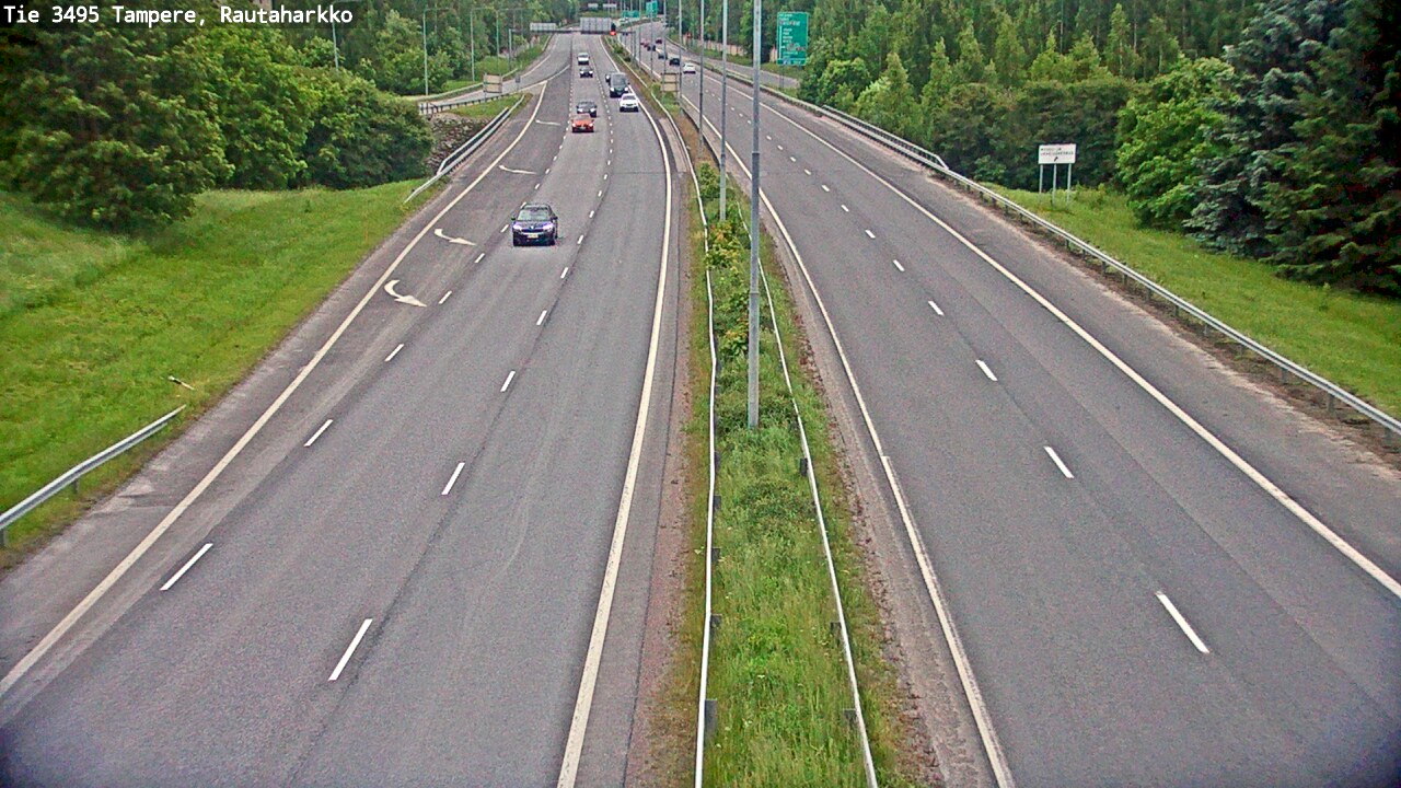 Weather Camera Image Väg 3495 Tammerfors, Rautaharkko, Tampere, Pirkanmaa