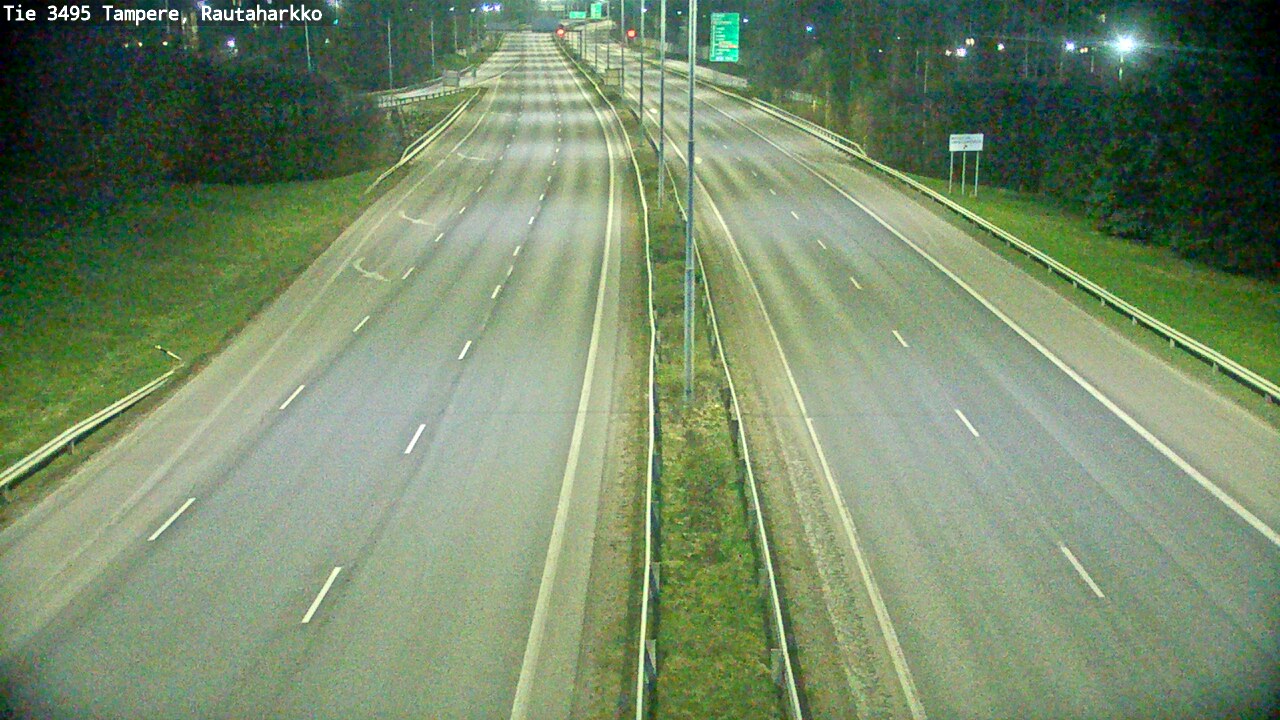 Weather Camera Image Väg 3495 Tammerfors, Rautaharkko, Tampere, Pirkanmaa