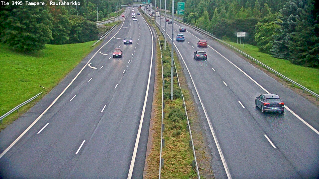 Weather Camera Image Väg 3495 Tammerfors, Rautaharkko, Tampere, Pirkanmaa