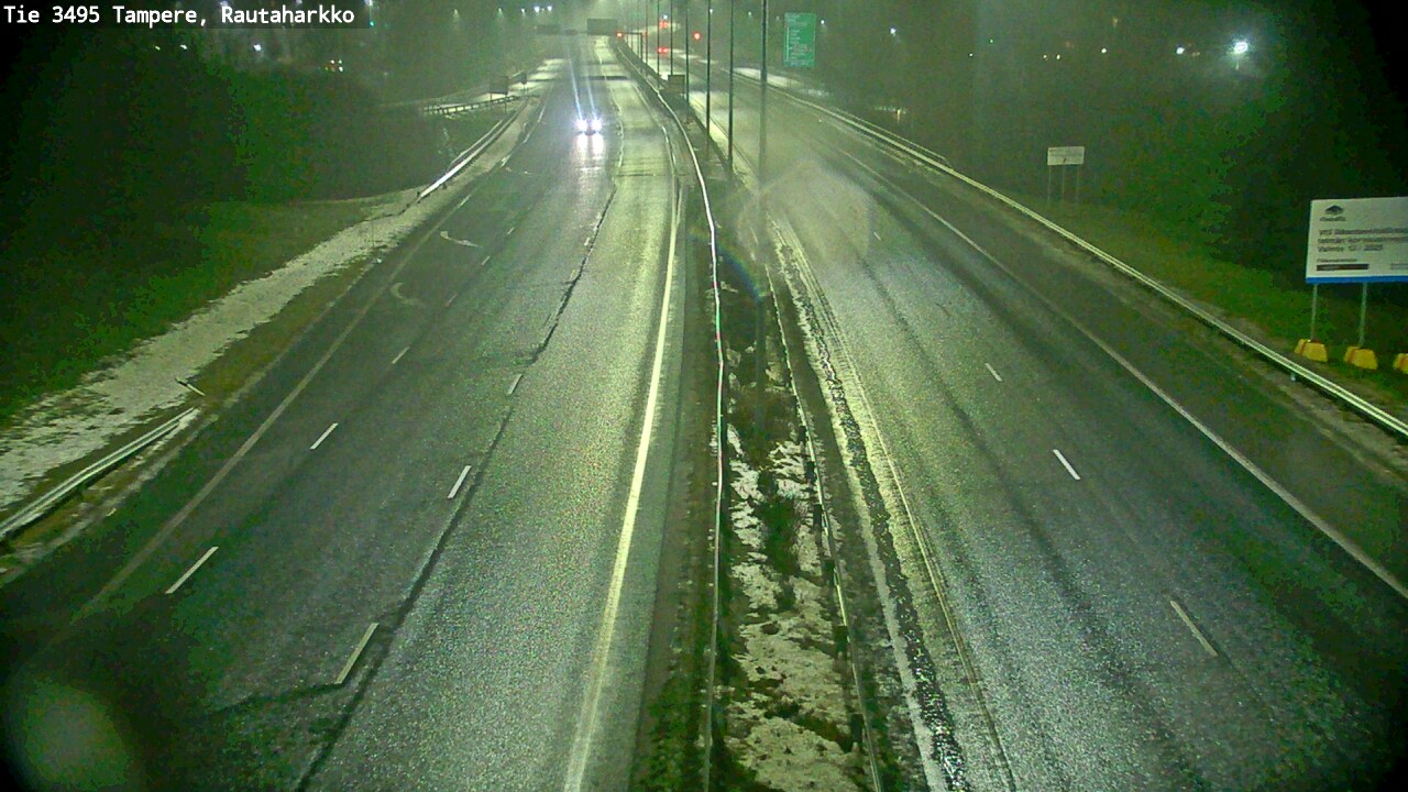 Weather Camera Image Väg 3495 Tammerfors, Rautaharkko, Tampere, Pirkanmaa