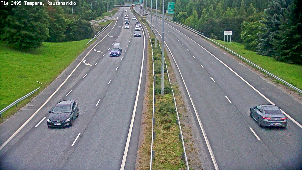 Weather Camera Image Road 3495 Tampere, Rautaharkko, Tampere, Pirkanmaa