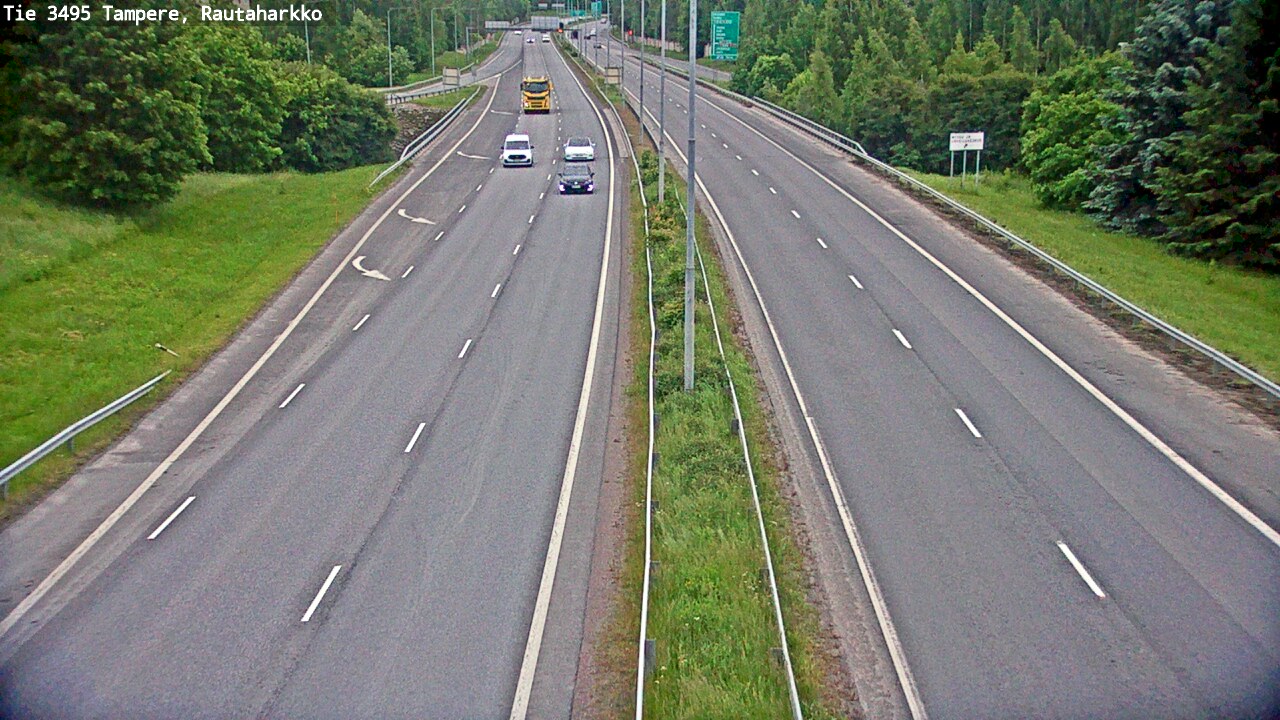 Weather Camera Image Väg 3495 Tammerfors, Rautaharkko, Tampere, Pirkanmaa