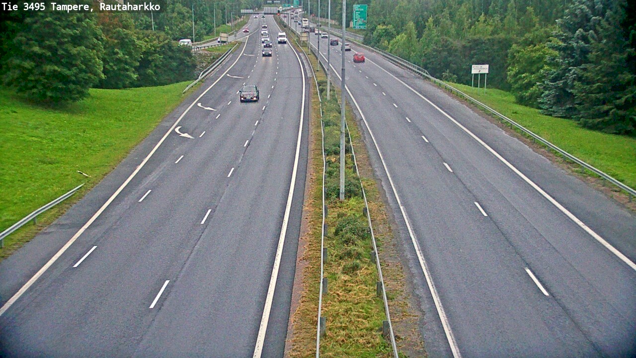 Weather Camera Image Väg 3495 Tammerfors, Rautaharkko, Tampere, Pirkanmaa