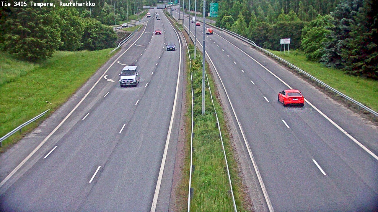Weather Camera Image Väg 3495 Tammerfors, Rautaharkko, Tampere, Pirkanmaa