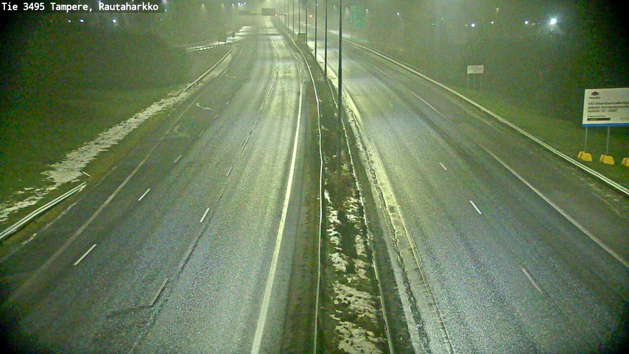 Weather Camera Image Road 3495 Tampere, Rautaharkko, Tampere, Pirkanmaa