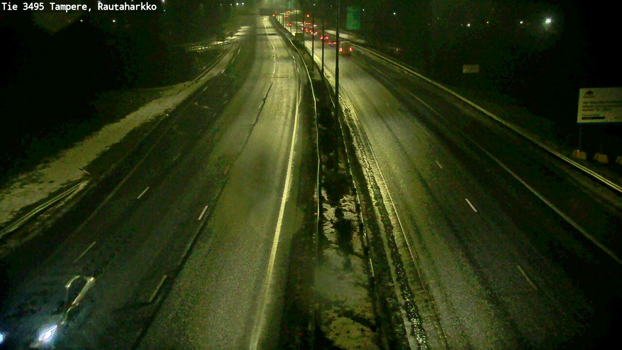 Weather Camera Image Väg 3495 Tammerfors, Rautaharkko, Tampere, Pirkanmaa