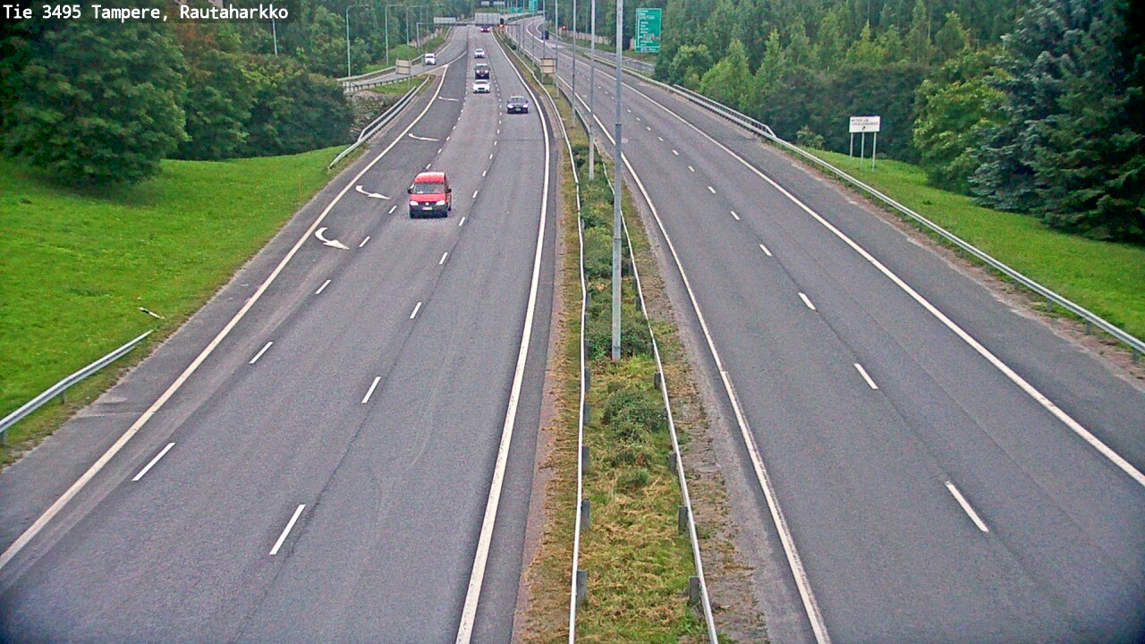 Weather Camera Image Road 3495 Tampere, Rautaharkko, Tampere, Pirkanmaa