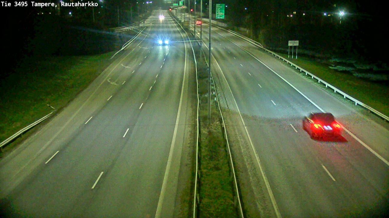 Weather Camera Image Väg 3495 Tammerfors, Rautaharkko, Tampere, Pirkanmaa