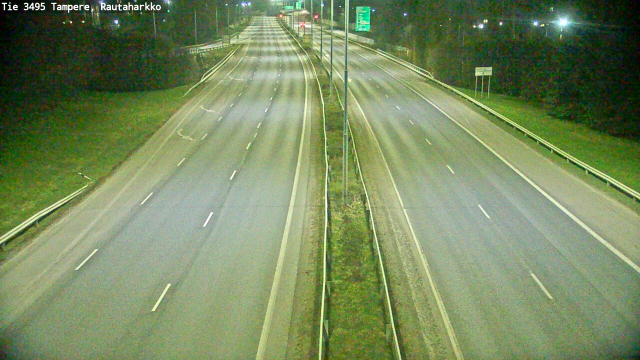Weather Camera Image Väg 3495 Tammerfors, Rautaharkko, Tampere, Pirkanmaa