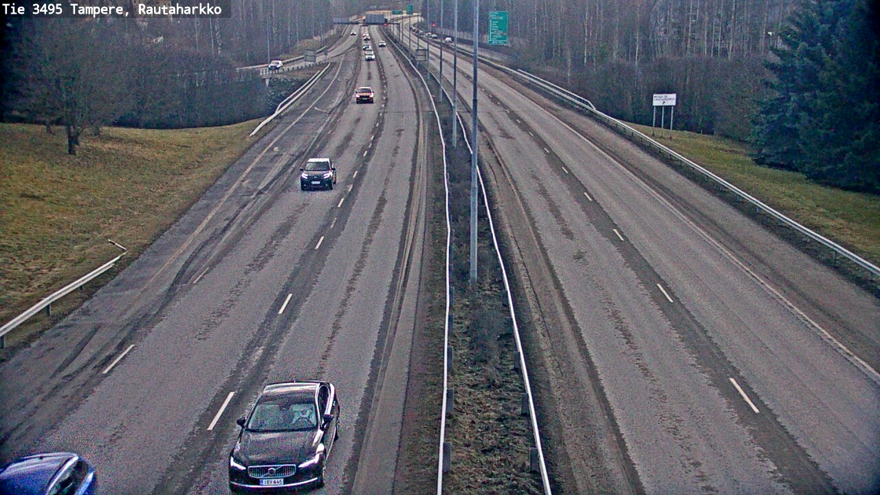 Weather Camera Image Road 3495 Tampere, Rautaharkko, Tampere, Pirkanmaa