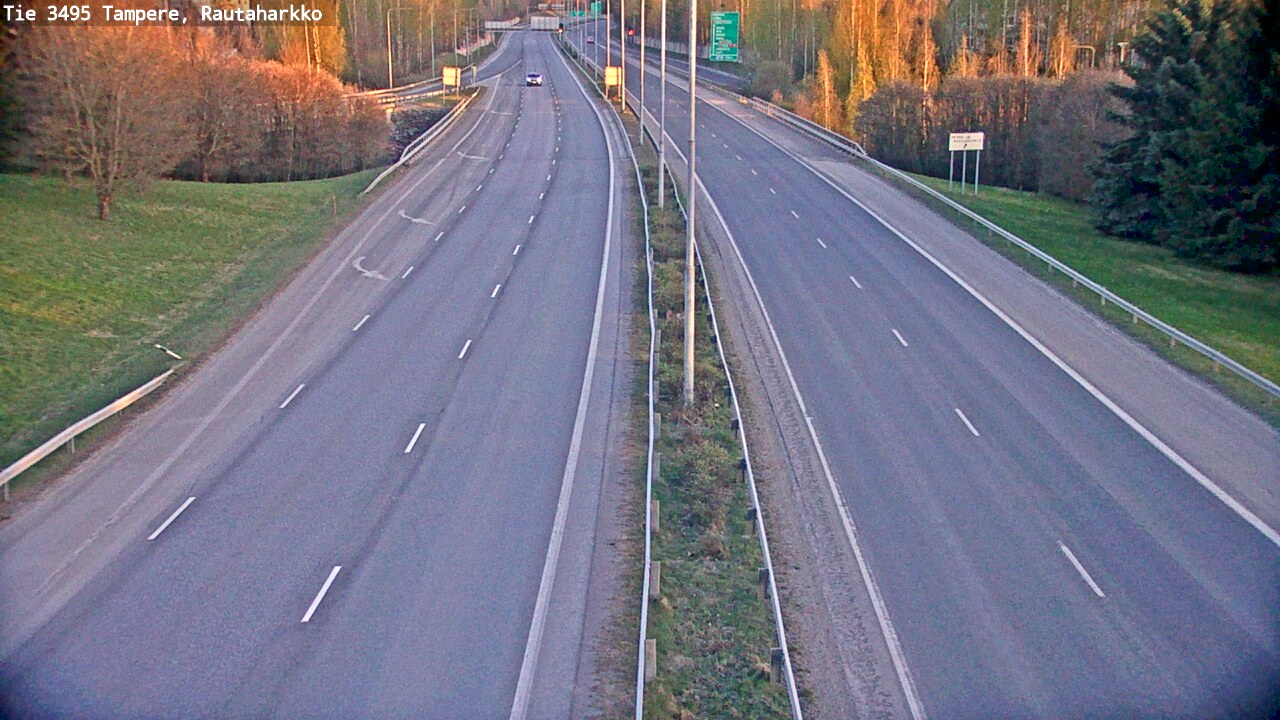 Weather Camera Image Väg 3495 Tammerfors, Rautaharkko, Tampere, Pirkanmaa