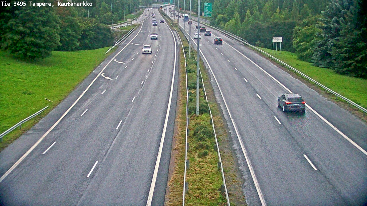 Weather Camera Image Väg 3495 Tammerfors, Rautaharkko, Tampere, Pirkanmaa