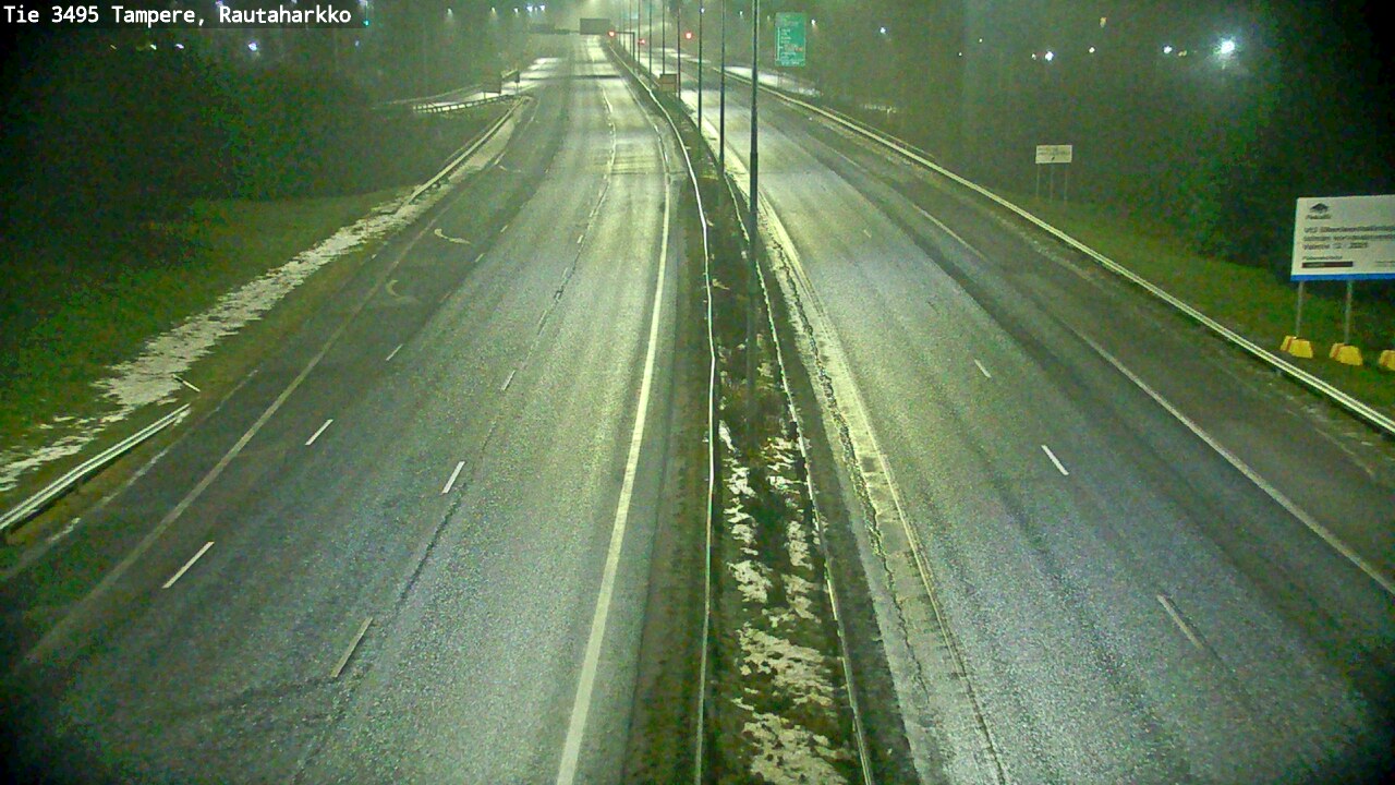Weather Camera Image Road 3495 Tampere, Rautaharkko, Tampere, Pirkanmaa