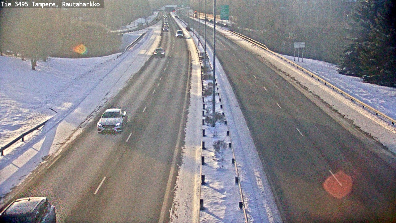 Weather Camera Image Road 3495 Tampere, Rautaharkko, Tampere, Pirkanmaa