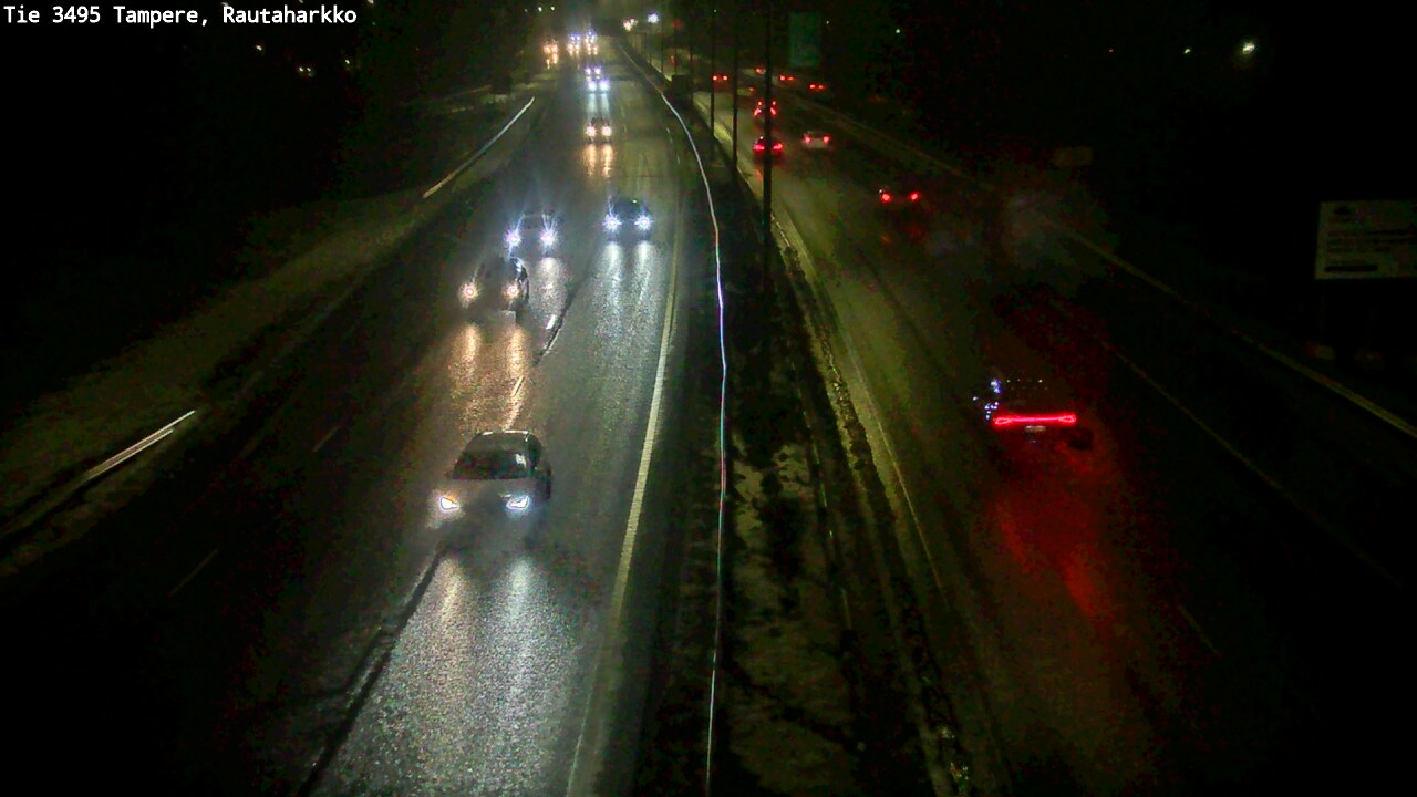 Weather Camera Image Väg 3495 Tammerfors, Rautaharkko, Tampere, Pirkanmaa