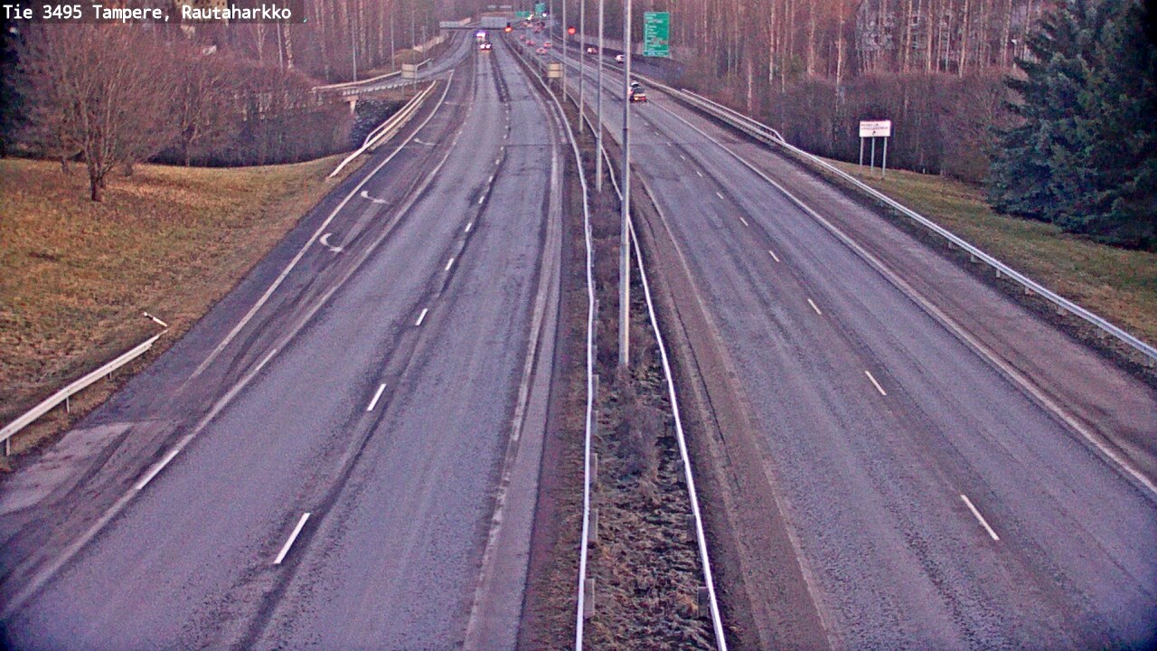 Weather Camera Image Road 3495 Tampere, Rautaharkko, Tampere, Pirkanmaa