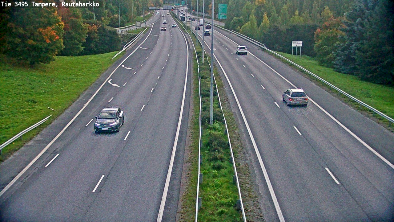 Weather Camera Image Road 3495 Tampere, Rautaharkko, Tampere, Pirkanmaa