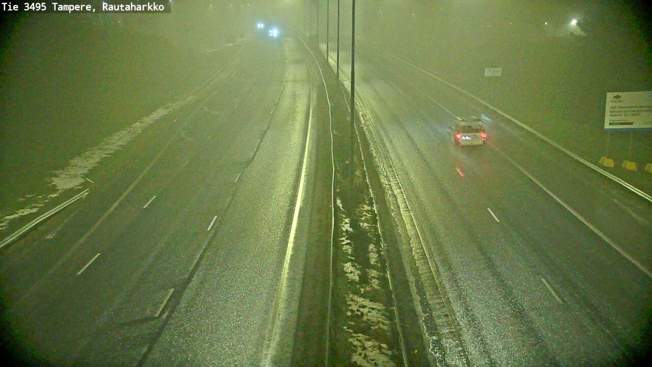 Weather Camera Image Road 3495 Tampere, Rautaharkko, Tampere, Pirkanmaa