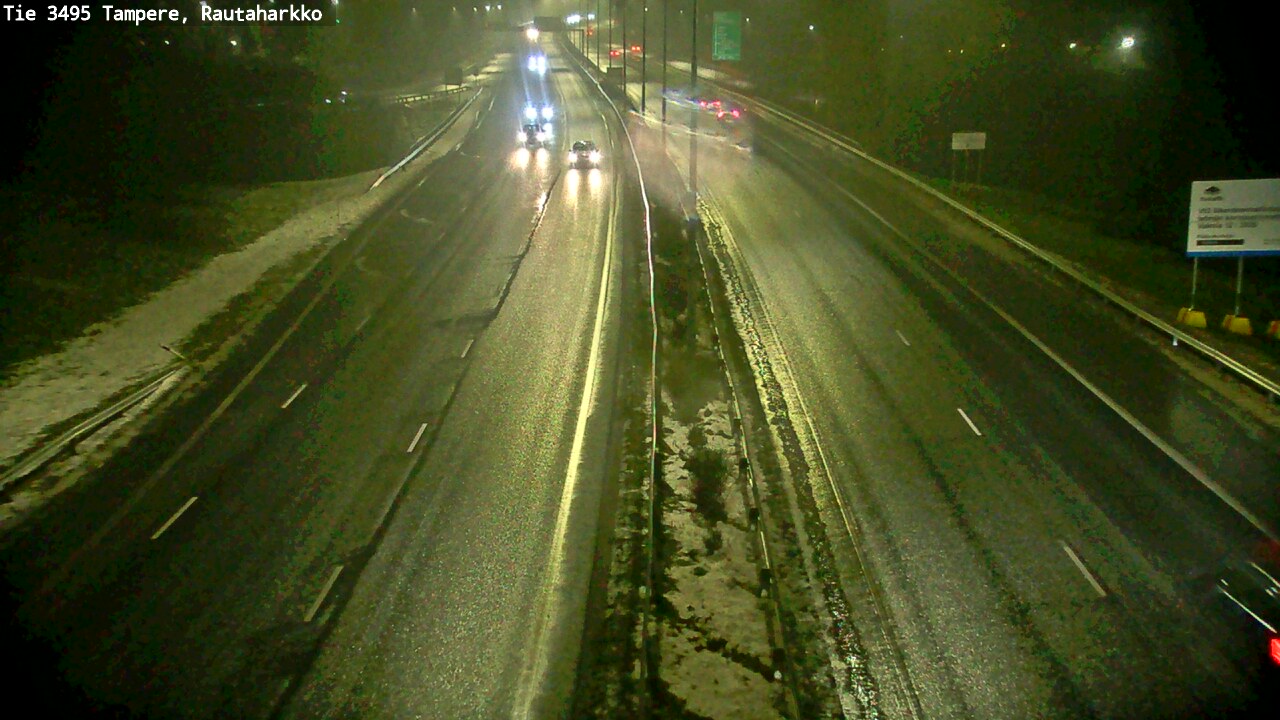 Weather Camera Image Väg 3495 Tammerfors, Rautaharkko, Tampere, Pirkanmaa