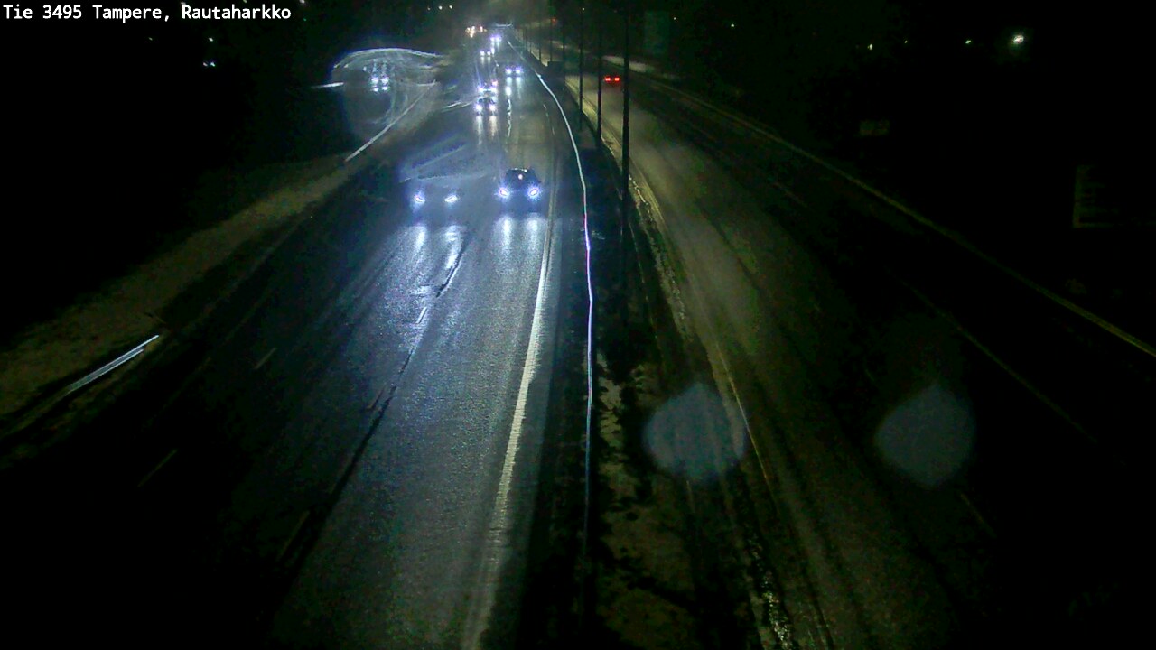 Weather Camera Image Väg 3495 Tammerfors, Rautaharkko, Tampere, Pirkanmaa
