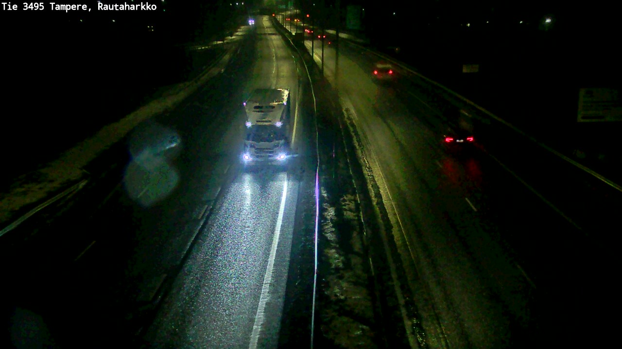 Weather Camera Image Väg 3495 Tammerfors, Rautaharkko, Tampere, Pirkanmaa