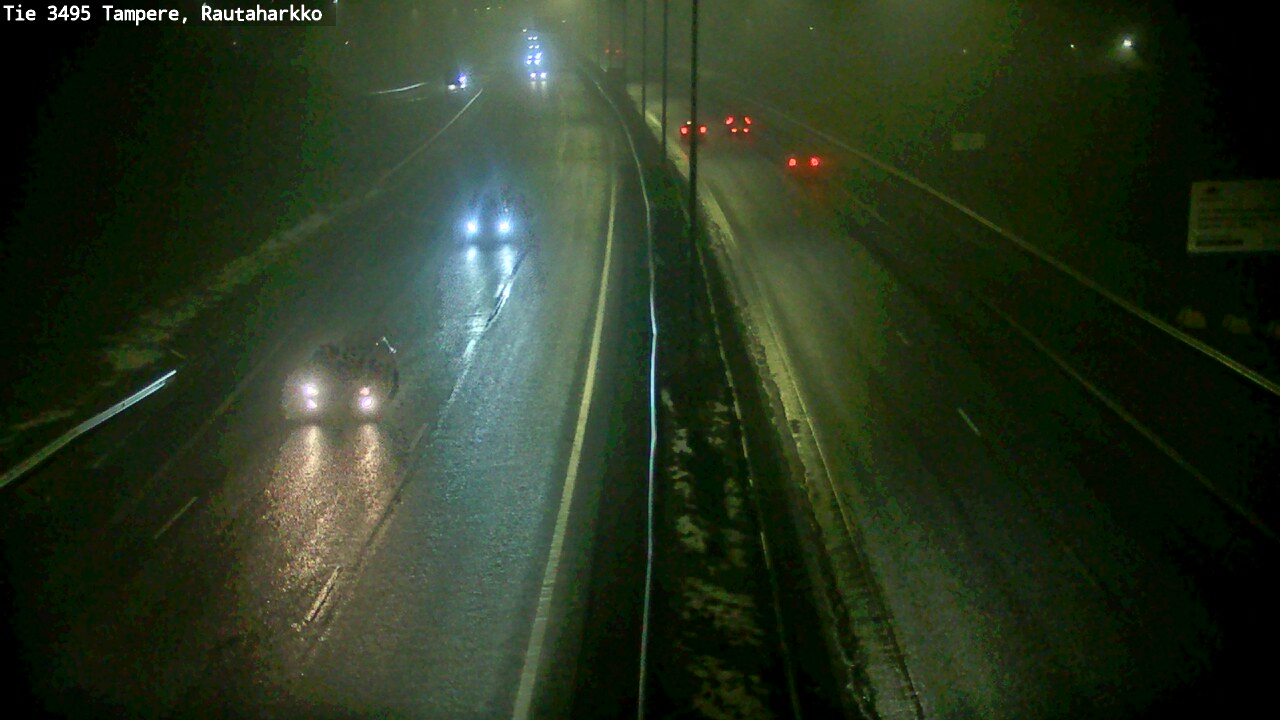 Weather Camera Image Road 3495 Tampere, Rautaharkko, Tampere, Pirkanmaa