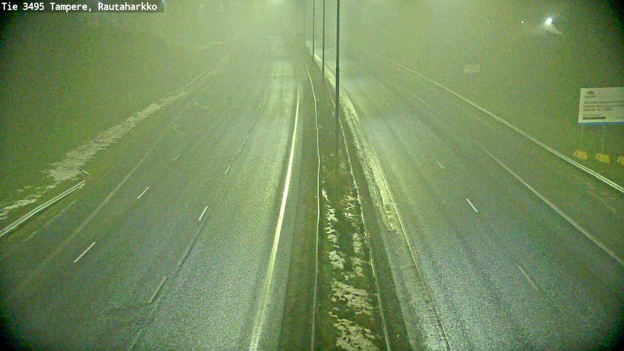 Weather Camera Image Road 3495 Tampere, Rautaharkko, Tampere, Pirkanmaa