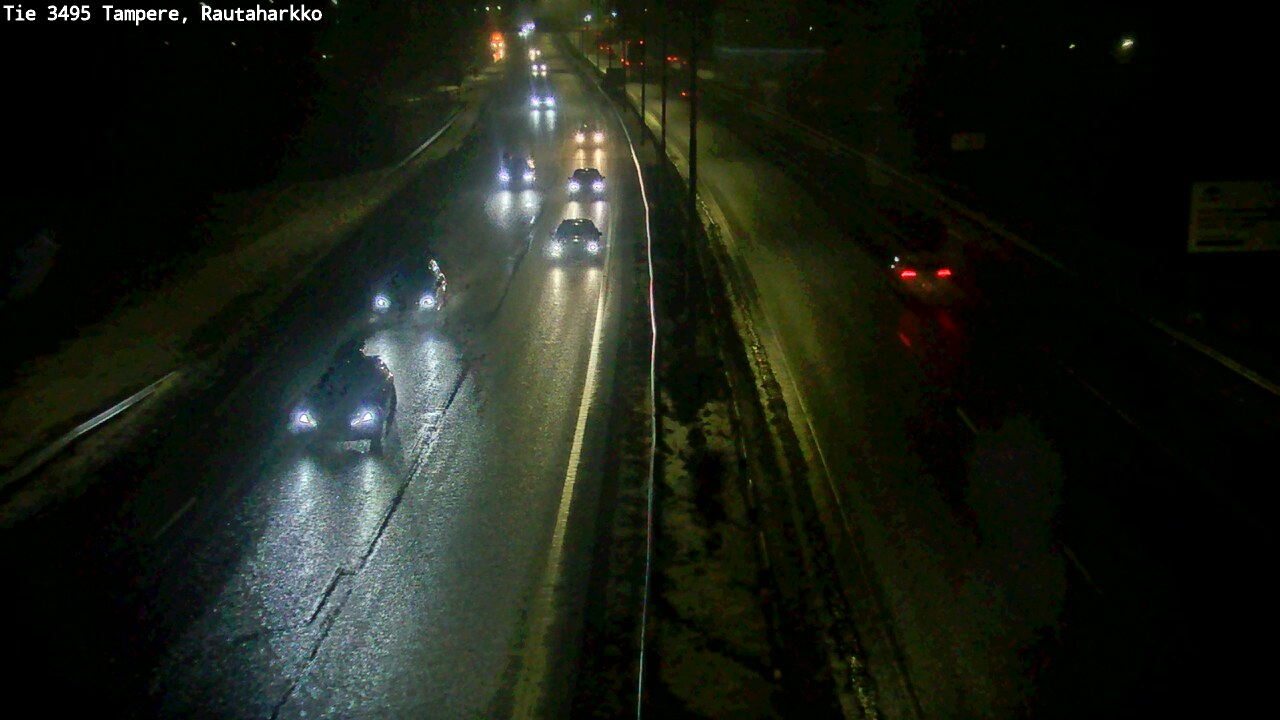 Weather Camera Image Väg 3495 Tammerfors, Rautaharkko, Tampere, Pirkanmaa