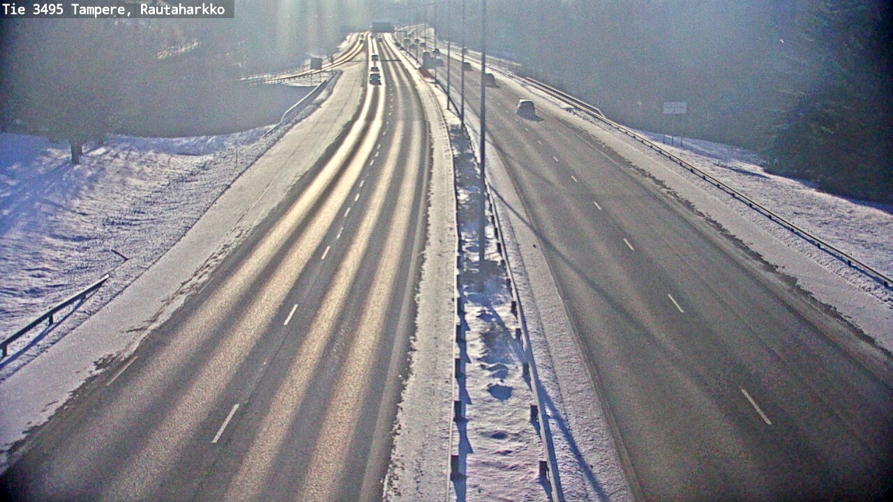 Weather Camera Image Väg 3495 Tammerfors, Rautaharkko, Tampere, Pirkanmaa