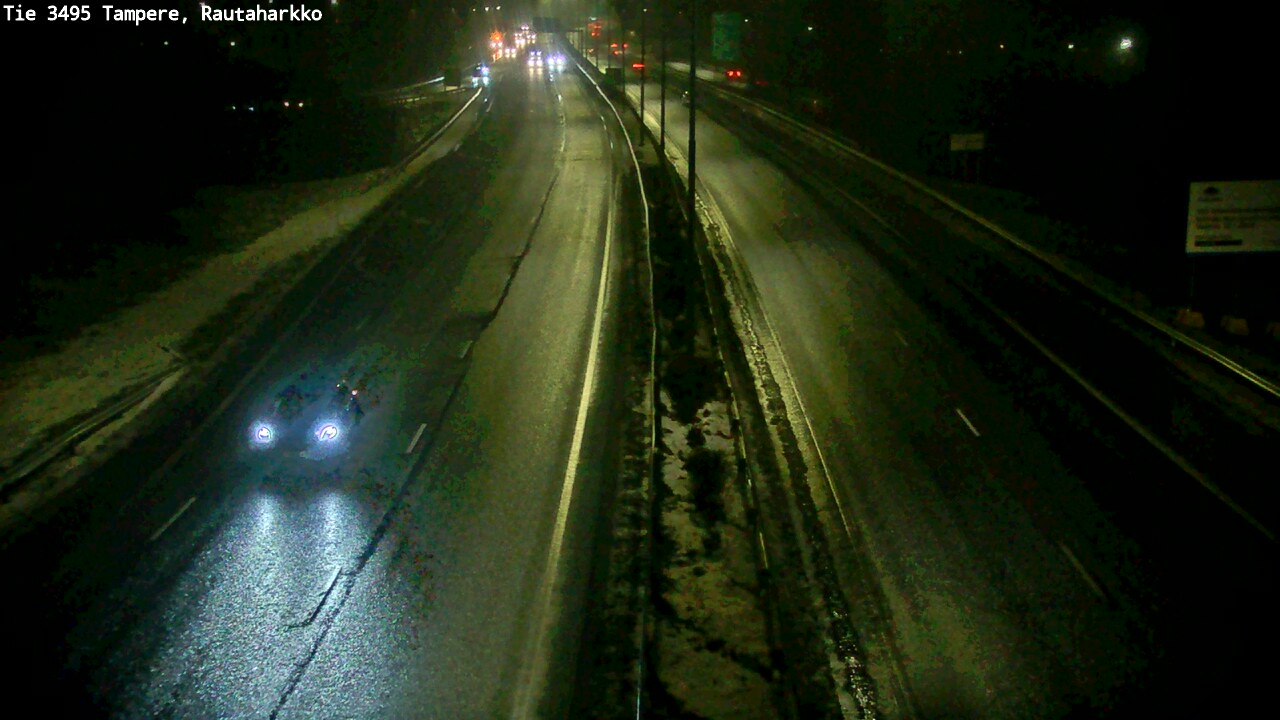Weather Camera Image Väg 3495 Tammerfors, Rautaharkko, Tampere, Pirkanmaa