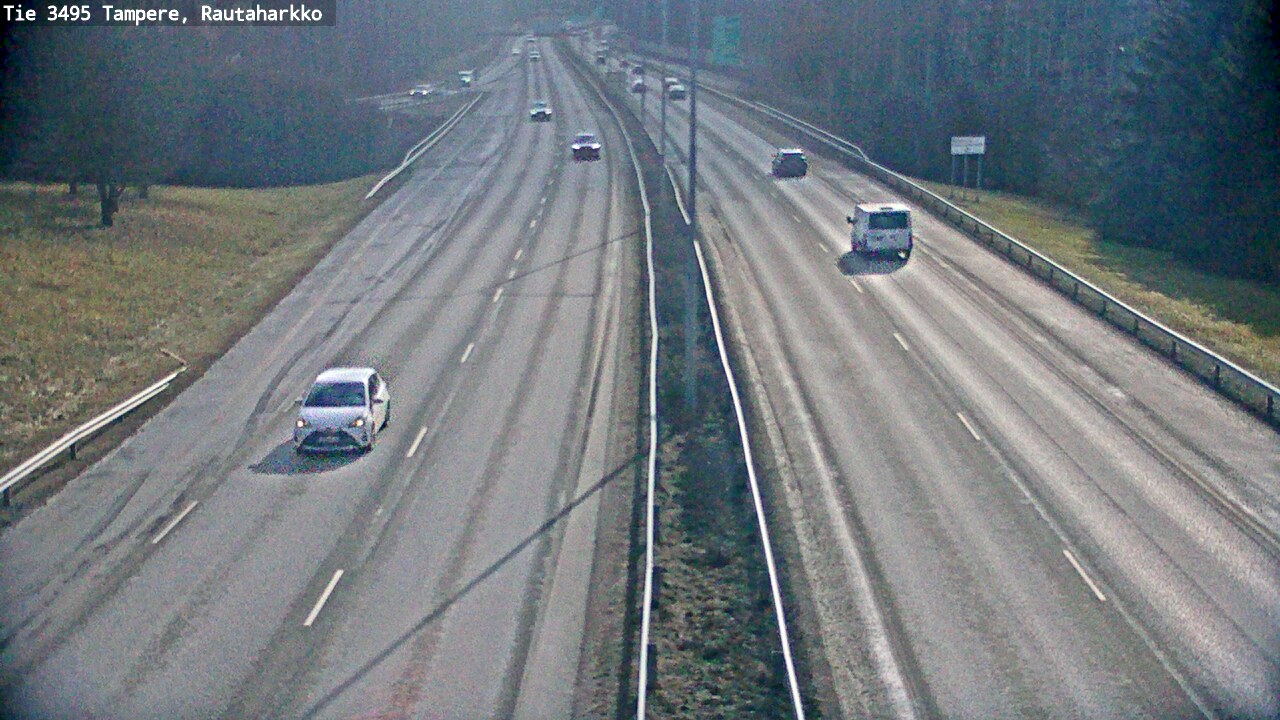 Weather Camera Image Road 3495 Tampere, Rautaharkko, Tampere, Pirkanmaa