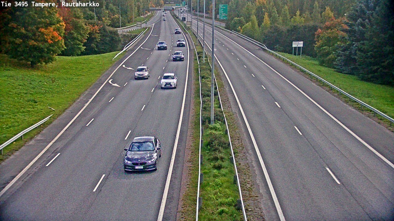 Weather Camera Image Road 3495 Tampere, Rautaharkko, Tampere, Pirkanmaa
