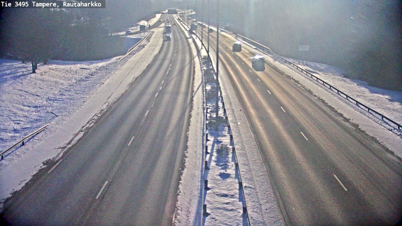 Weather Camera Image Väg 3495 Tammerfors, Rautaharkko, Tampere, Pirkanmaa