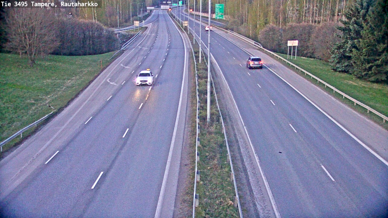 Weather Camera Image Road 3495 Tampere, Rautaharkko, Tampere, Pirkanmaa