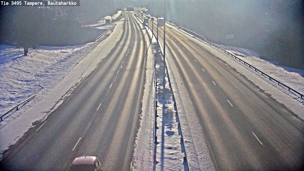 Weather Camera Image Väg 3495 Tammerfors, Rautaharkko, Tampere, Pirkanmaa