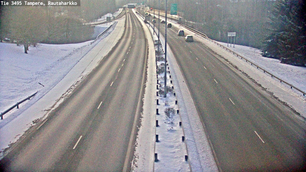 Weather Camera Image Road 3495 Tampere, Rautaharkko, Tampere, Pirkanmaa