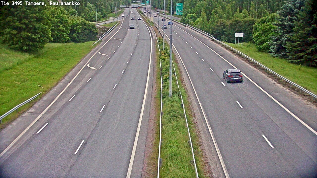 Weather Camera Image Väg 3495 Tammerfors, Rautaharkko, Tampere, Pirkanmaa