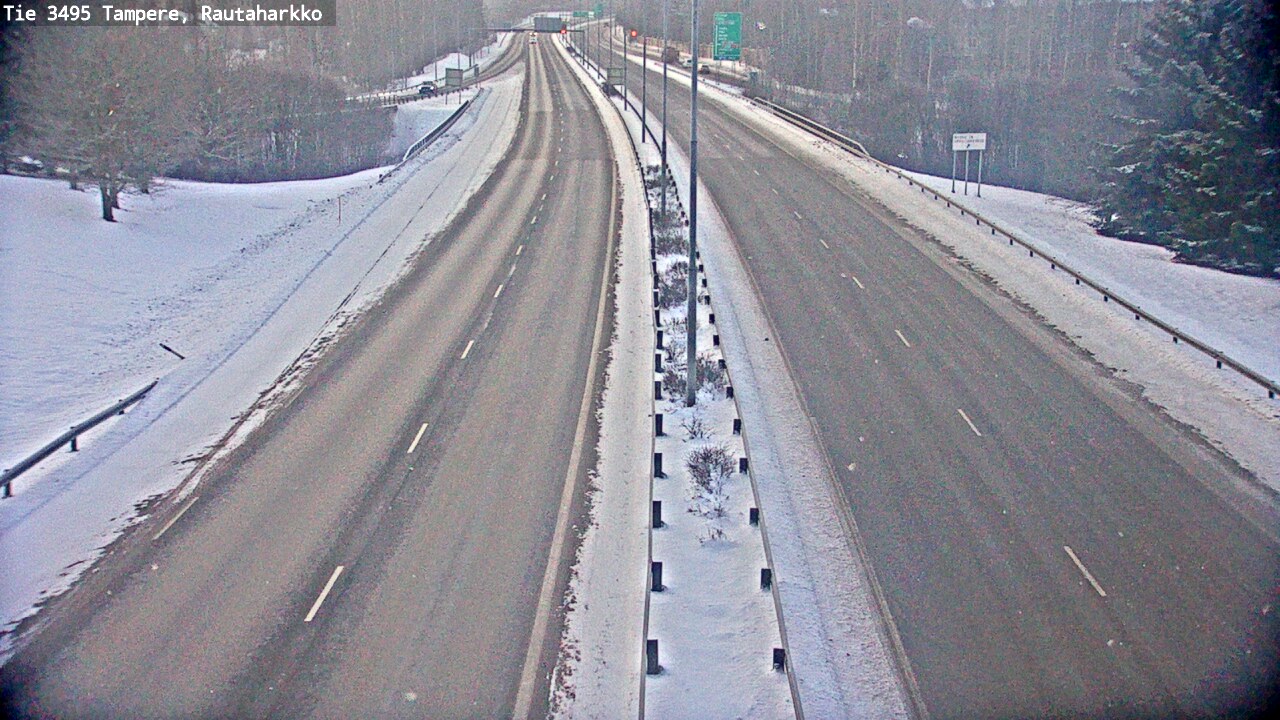 Weather Camera Image Road 3495 Tampere, Rautaharkko, Tampere, Pirkanmaa